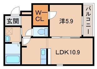 フジパレス和歌山黒田Ⅰ番館の物件間取画像